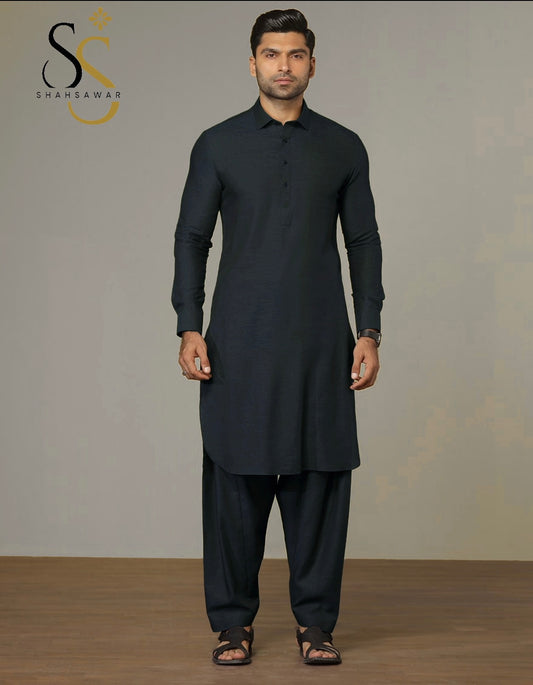 LAWRENCEPUR WHOOL DARK BLUE UNSTITCHED